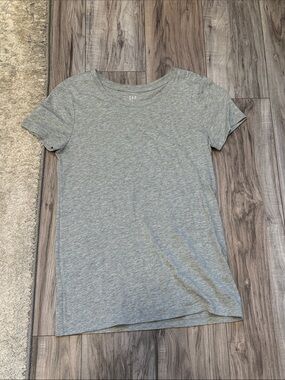 GAP Favorite T Heather Gray Women's Short Sleeve Crew Tee Shirt